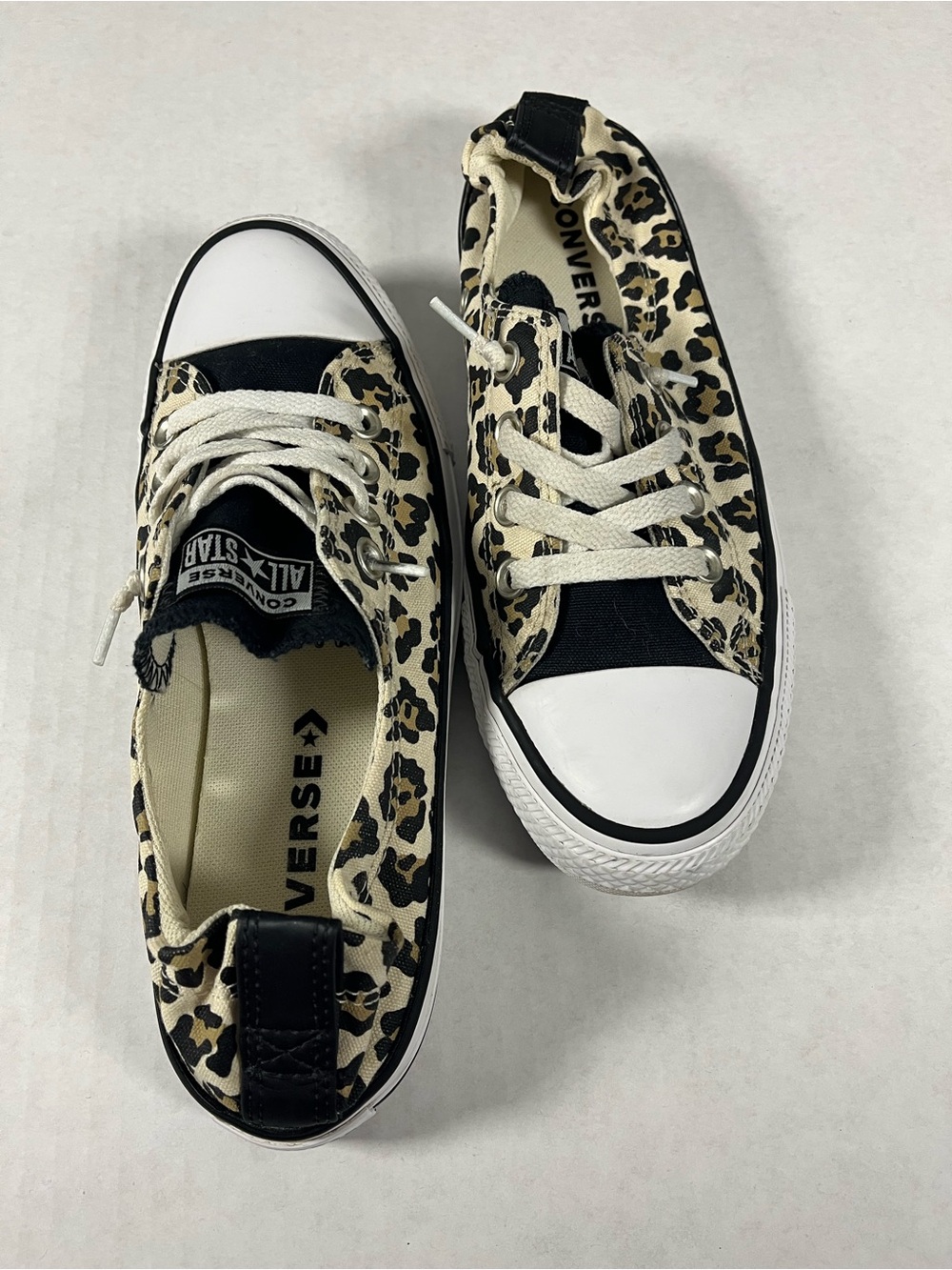 Converse Chuck Taylor All Star Shoreline Leopard Print Size 8 - Picture 3 of 9